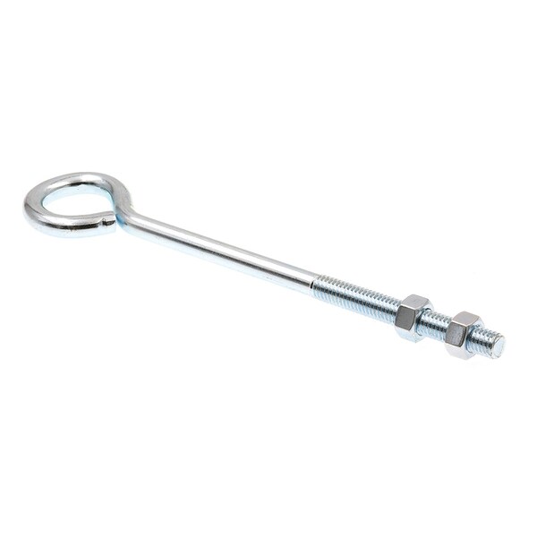 Prime-Line Eye Bolts With Nuts 3/8in-16 X 8in Zinc Plated Steel 20PK 9066877 - main